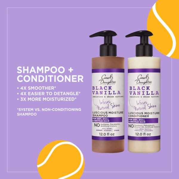 Carol's Daughter Black Vanilla Shampoo and Conditioner Set