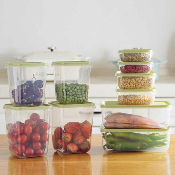 BPA-Free 17-Piece Plastic Storage Set