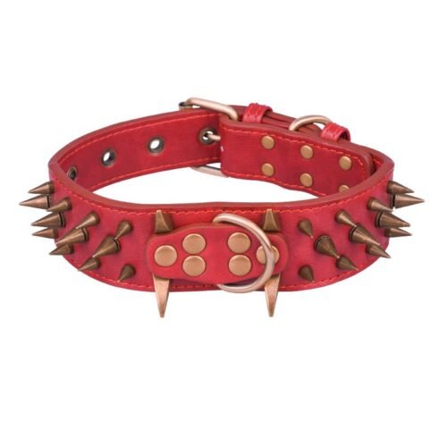 Spike Rivet Dog Collar