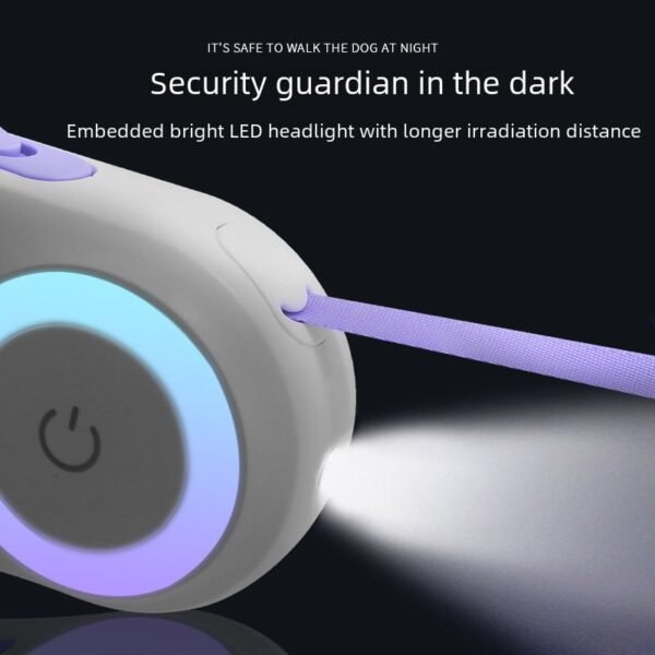 Glowing Retractable LED Dog Leash